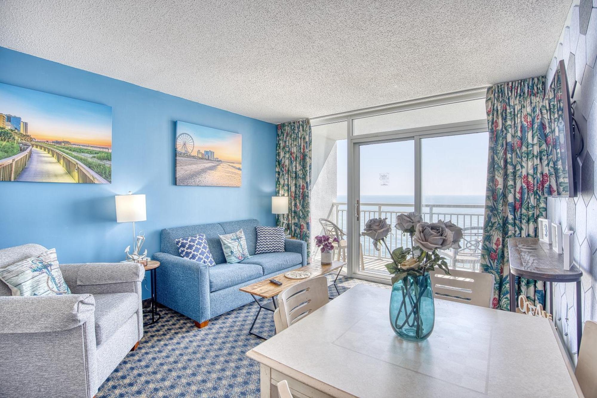 Oceanfront Beach Serenity Stay Миртл-Бич Экстерьер фото