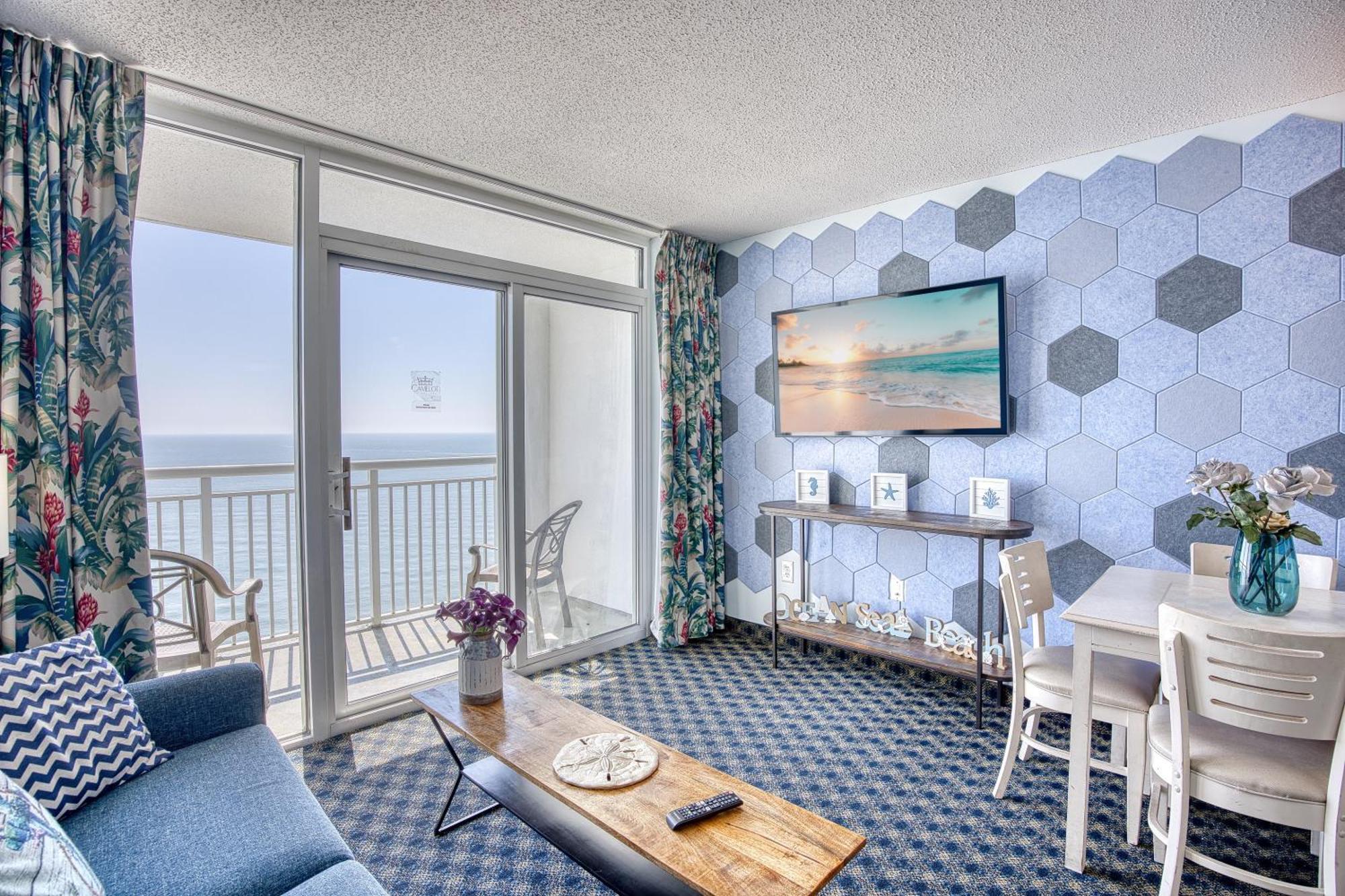 Oceanfront Beach Serenity Stay Миртл-Бич Экстерьер фото